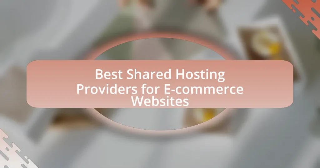 Best Shared Hosting Providers for E-commerce Websites