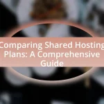 Comparing Shared Hosting Plans: A Comprehensive Guide