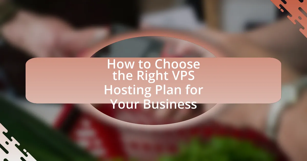 How to Choose the Right VPS Hosting Plan for Your Business