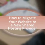 How to Migrate Your Website to a New Shared Hosting Provider