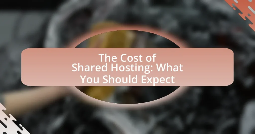The Cost of Shared Hosting: What You Should Expect