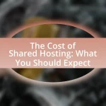 The Cost of Shared Hosting: What You Should Expect