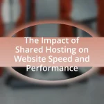 The Impact of Shared Hosting on Website Speed and Performance