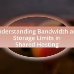 Understanding Bandwidth and Storage Limits in Shared Hosting