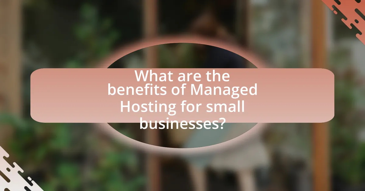 What are the benefits of Managed Hosting for small businesses?