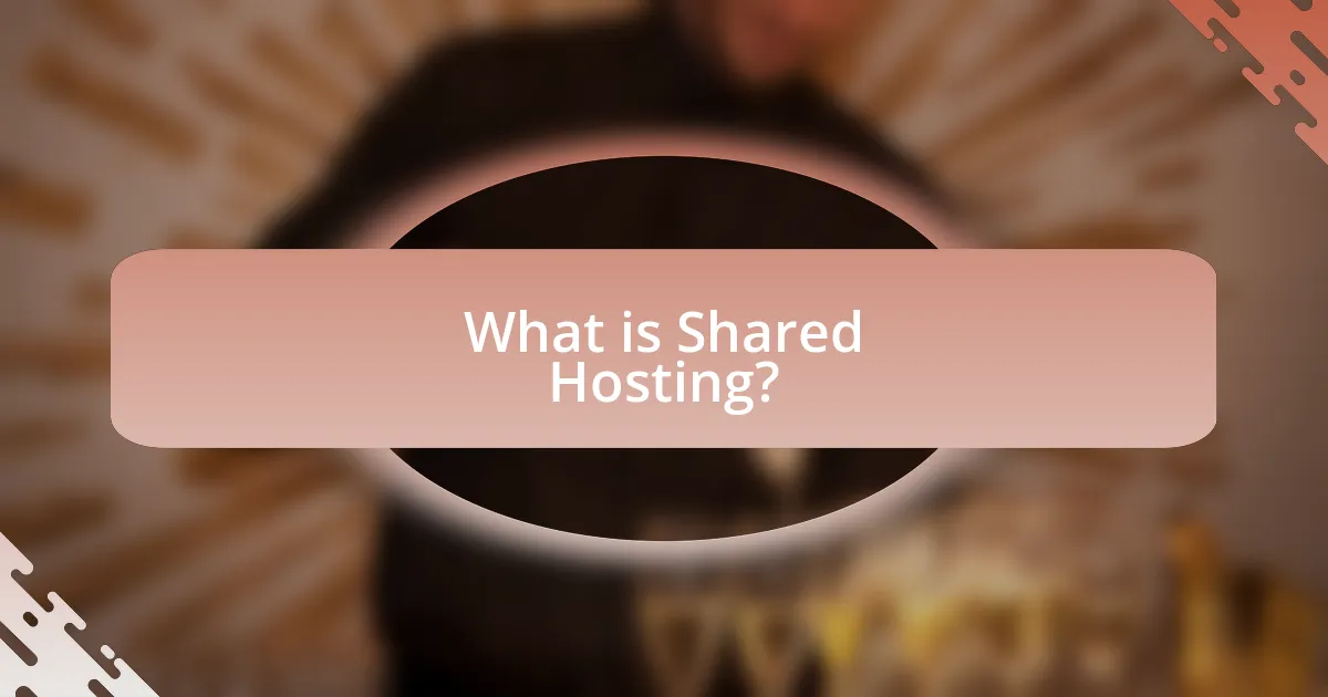 What is Shared Hosting?