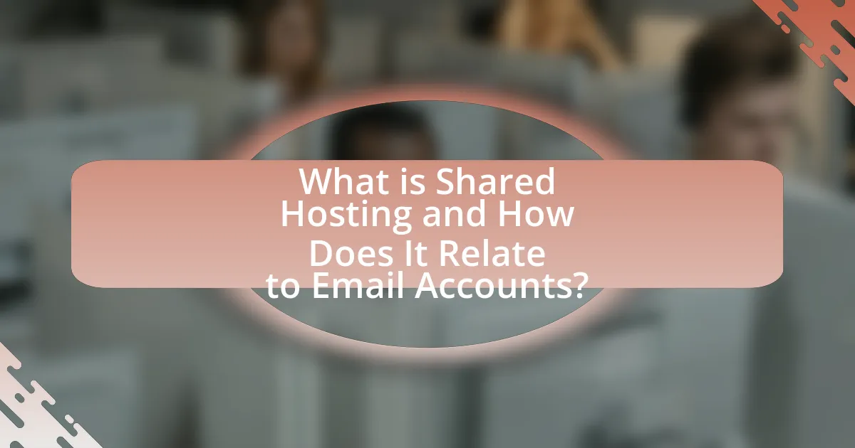 What is Shared Hosting and How Does It Relate to Email Accounts?