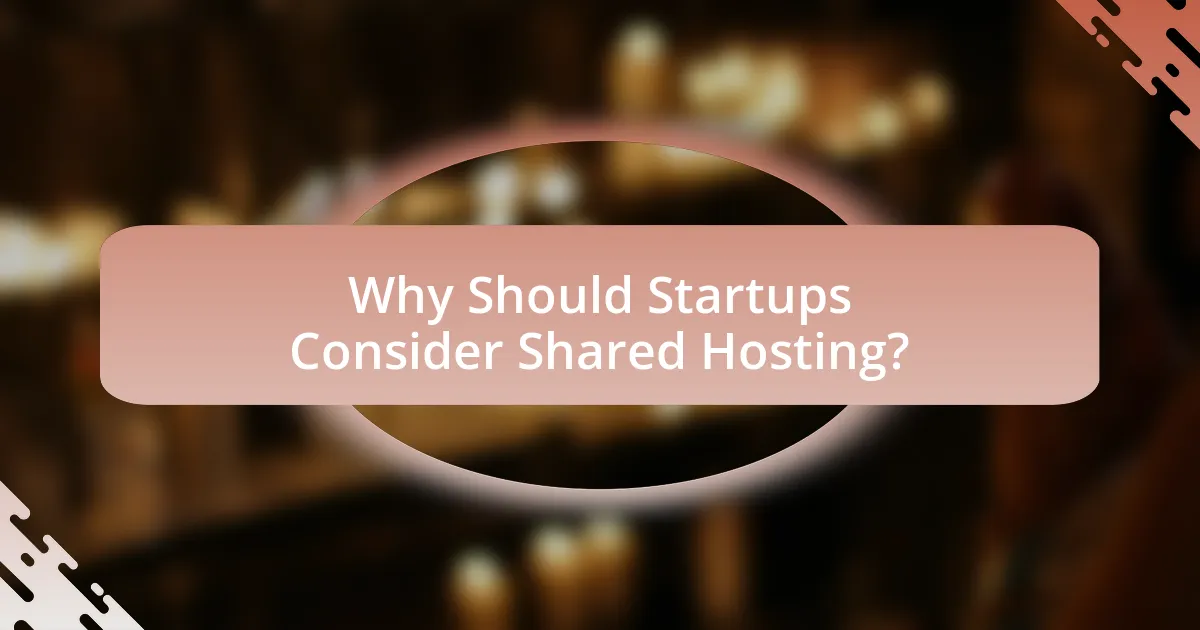 Why Should Startups Consider Shared Hosting?